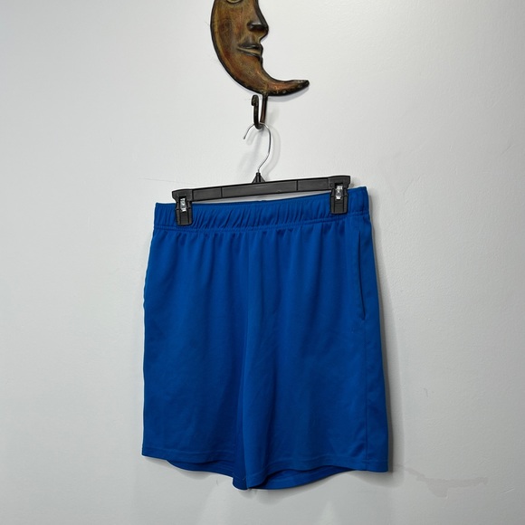 tek gear blue basketball shorts w pockets - Picture 1 of 5